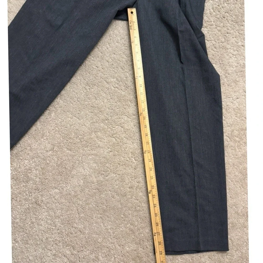 Vtg 80s Levi's Traveler Wool Blend Pleated Dress Pant Men 32x30 Gray Made in USA